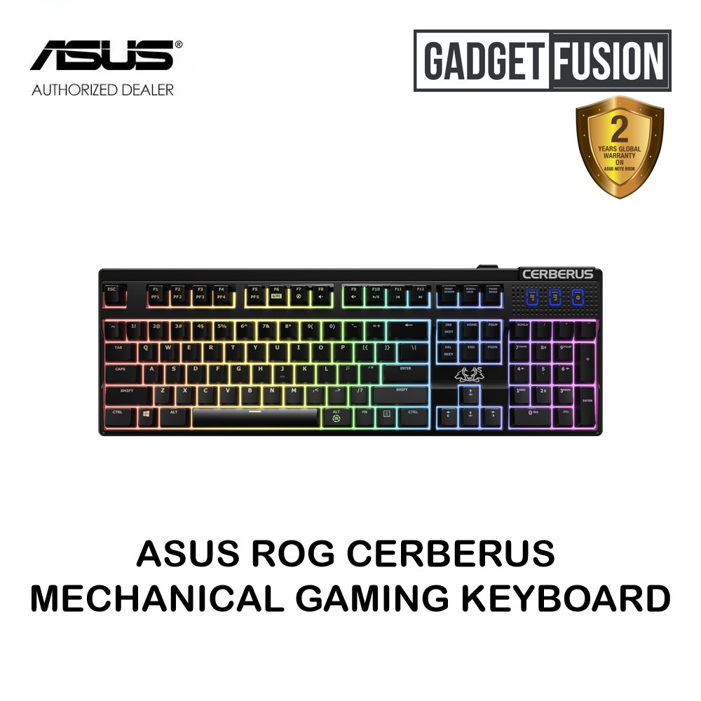 ASUS ROG CERBERUS MECHANICAL GAMING KEYBOARD/1YW | Shopee Singapore