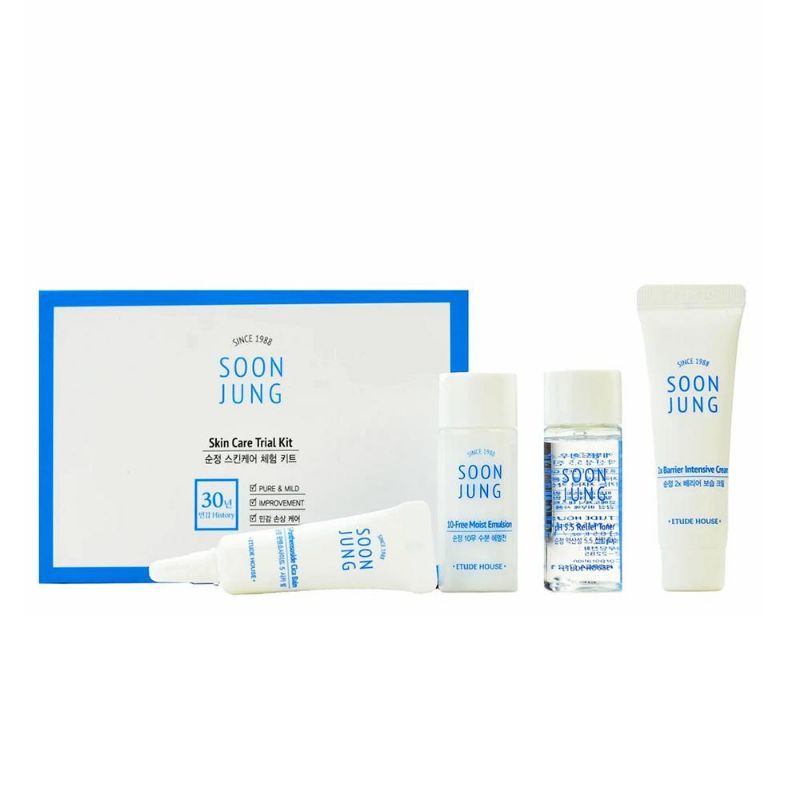 Etude House Soon Jung Skin Care Trial Kit (4 Items) Shopee Singapore