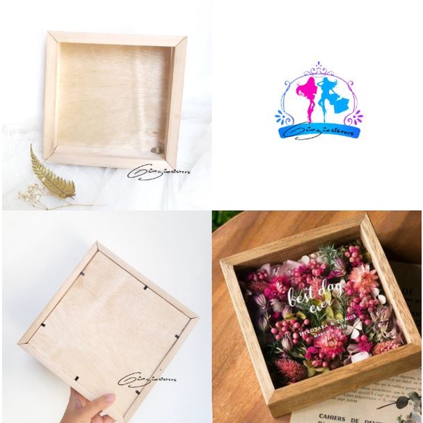 Set of 3 Digital Flower Frame