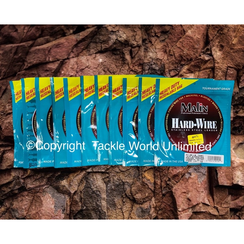 Malin HardWire Stainless Steel Leader Made in USA Shopee Singapore