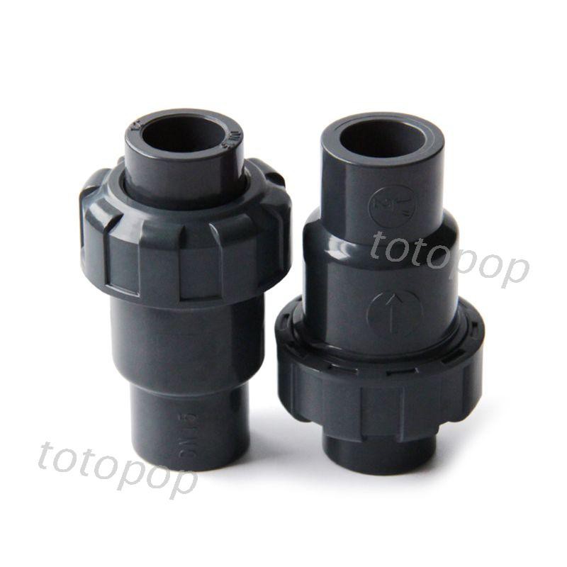 PVC pipe fittings check valve plumbing system fittings 20mm 25mm 32mm ...
