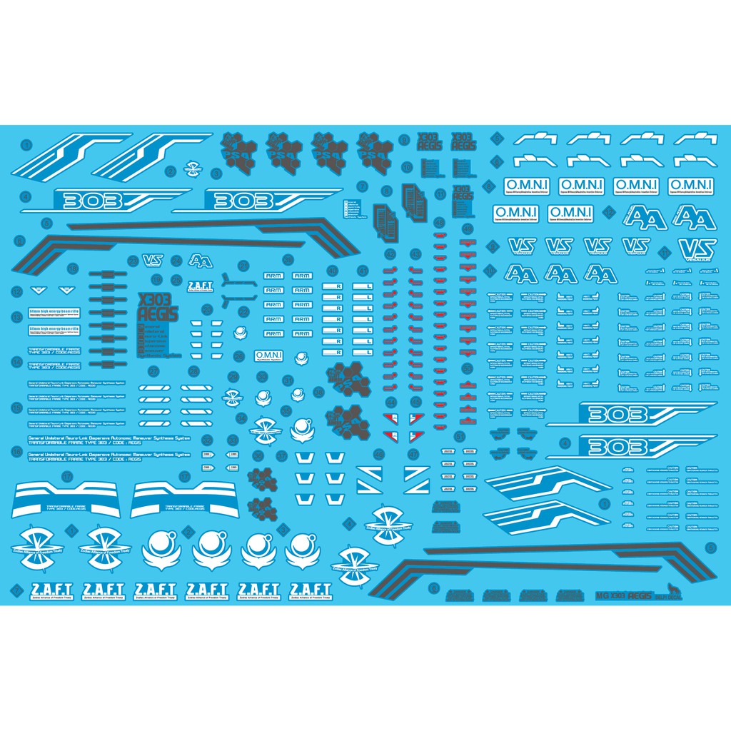 [SG LOCAL STOCK]DELPHI DECALS AEGIS WATER DECAL MG | Shopee Singapore