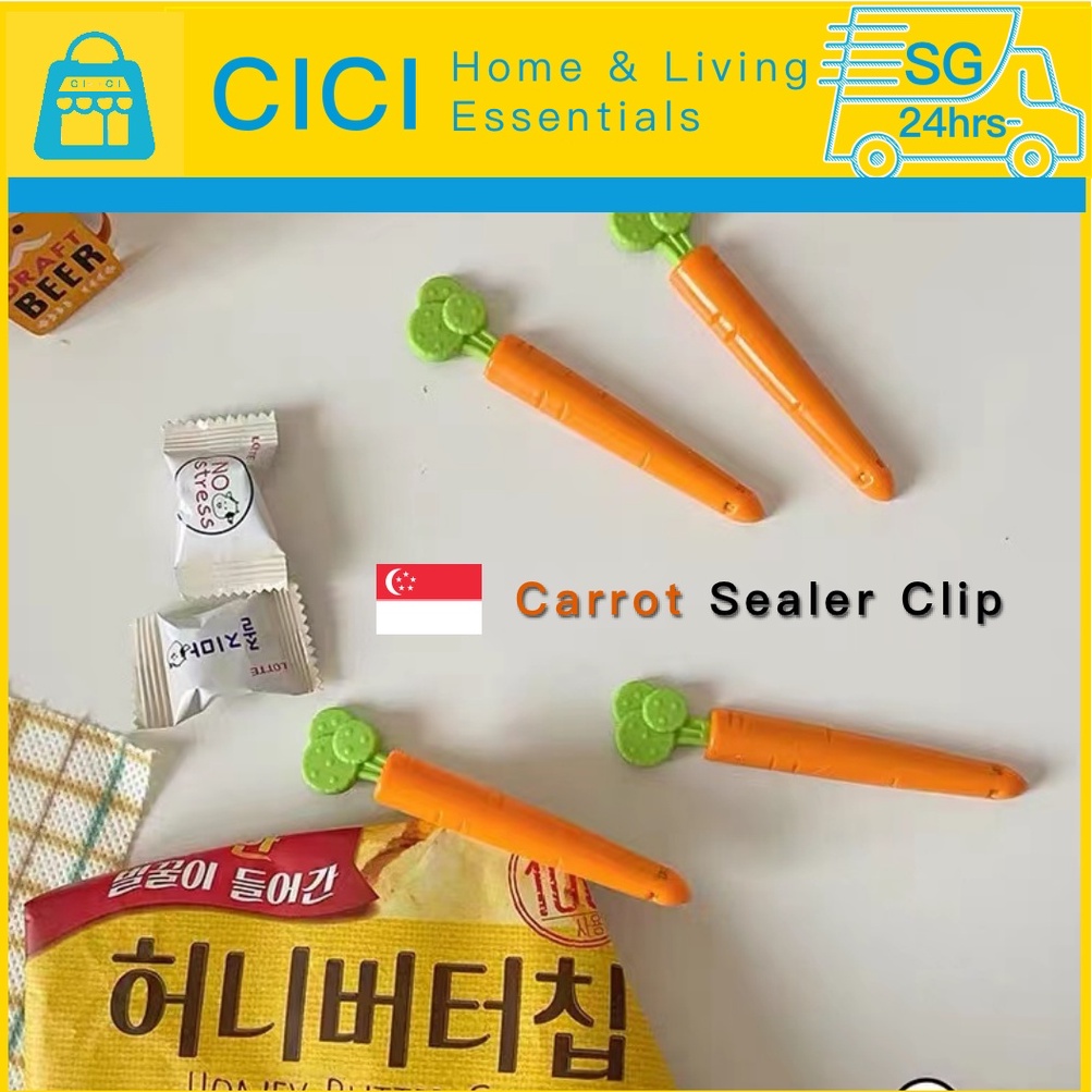 Home Close Clip Seal Bags Plastic Storage Sealing Rods Magic Sealer