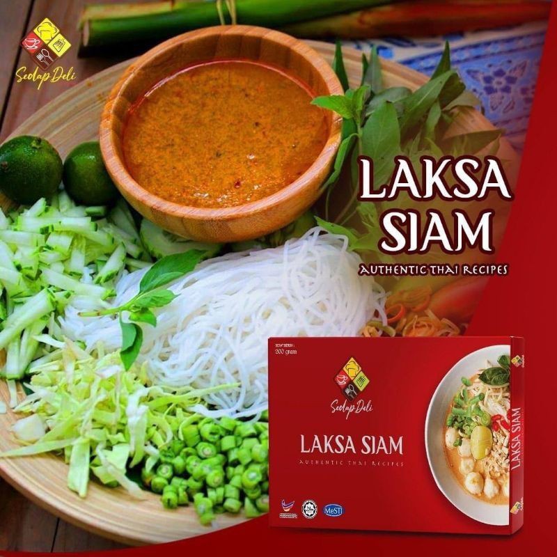 Laksa Siam Pes Laksa Siam Authentic Thai Recipes 200g sisfel sedap deli ...