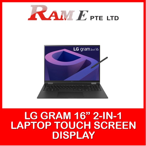 LG gram 16 Inch 2-in-1 Laptop Touch Screen Display i7 Processor