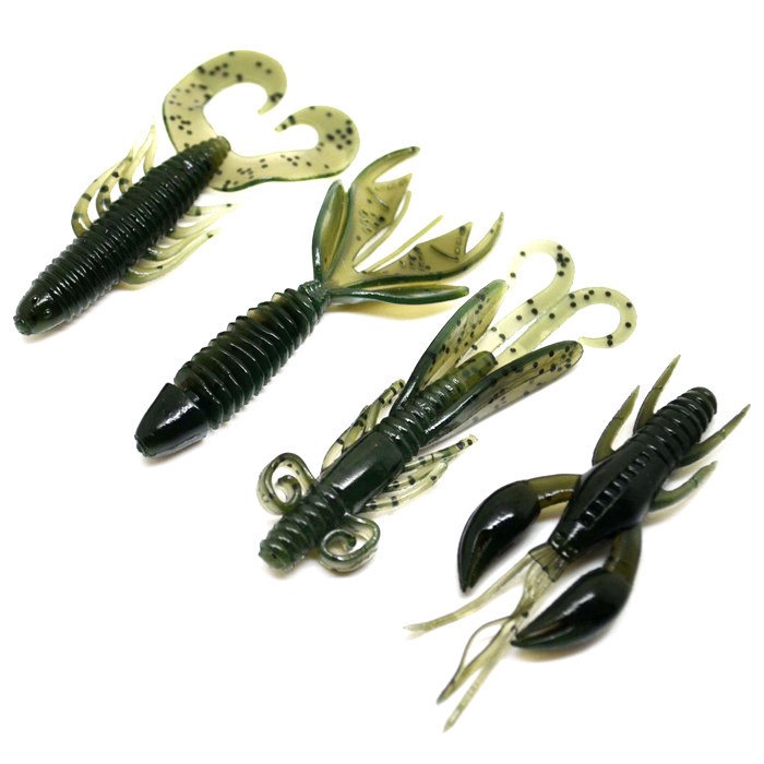 Fishing Spinner Baits Soft Fishing Lures 4.5cm Mini Bionic Fishing