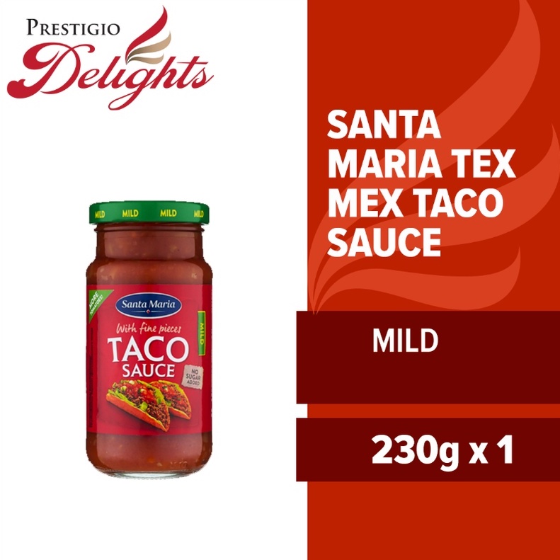 Santa Maria Taco Sauce Mild 230g Shopee Singapore