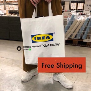 IKEA FRAKTA Carrier Bag, Blue, Large Size Shopping Bag 2 Pcs Set