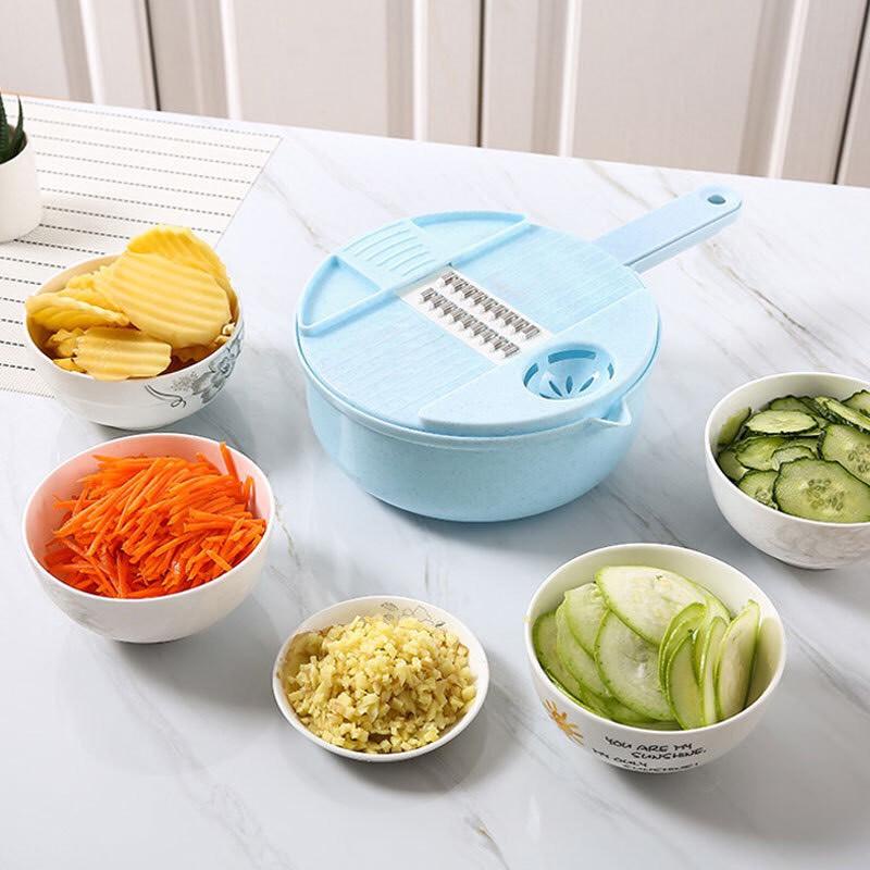 [Local Seller]Multi Function Shredder Kitchen Easy and Safe Peeler 12 ...
