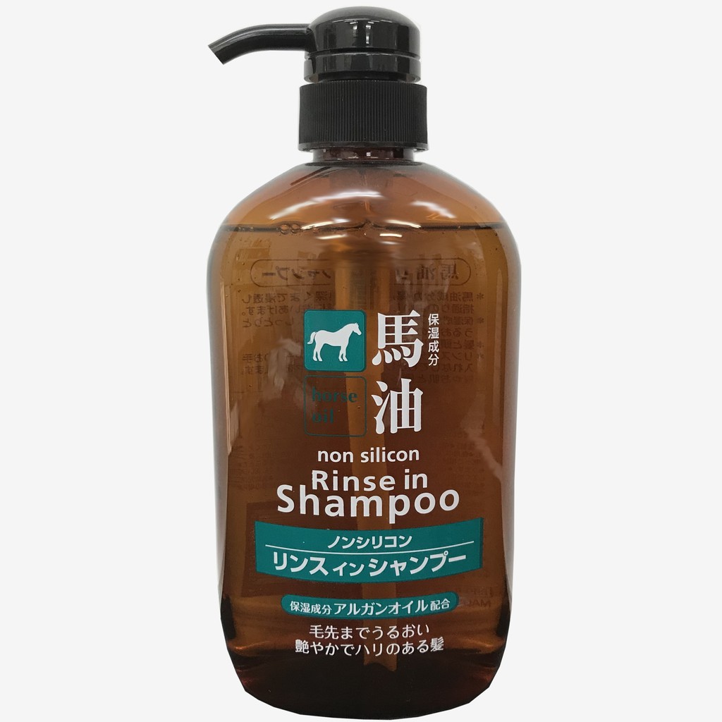 KUMANO Horse Oil RINSE-IN Shampoo 600ml (126905) | Shopee Singapore