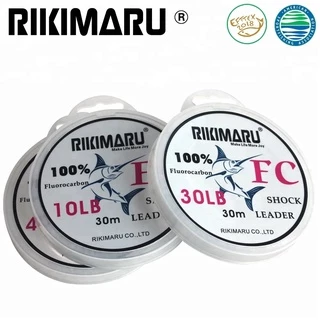 RIKIMARU Fluoro Fishing Line, 100% Fluorocarbon Coated Fishing