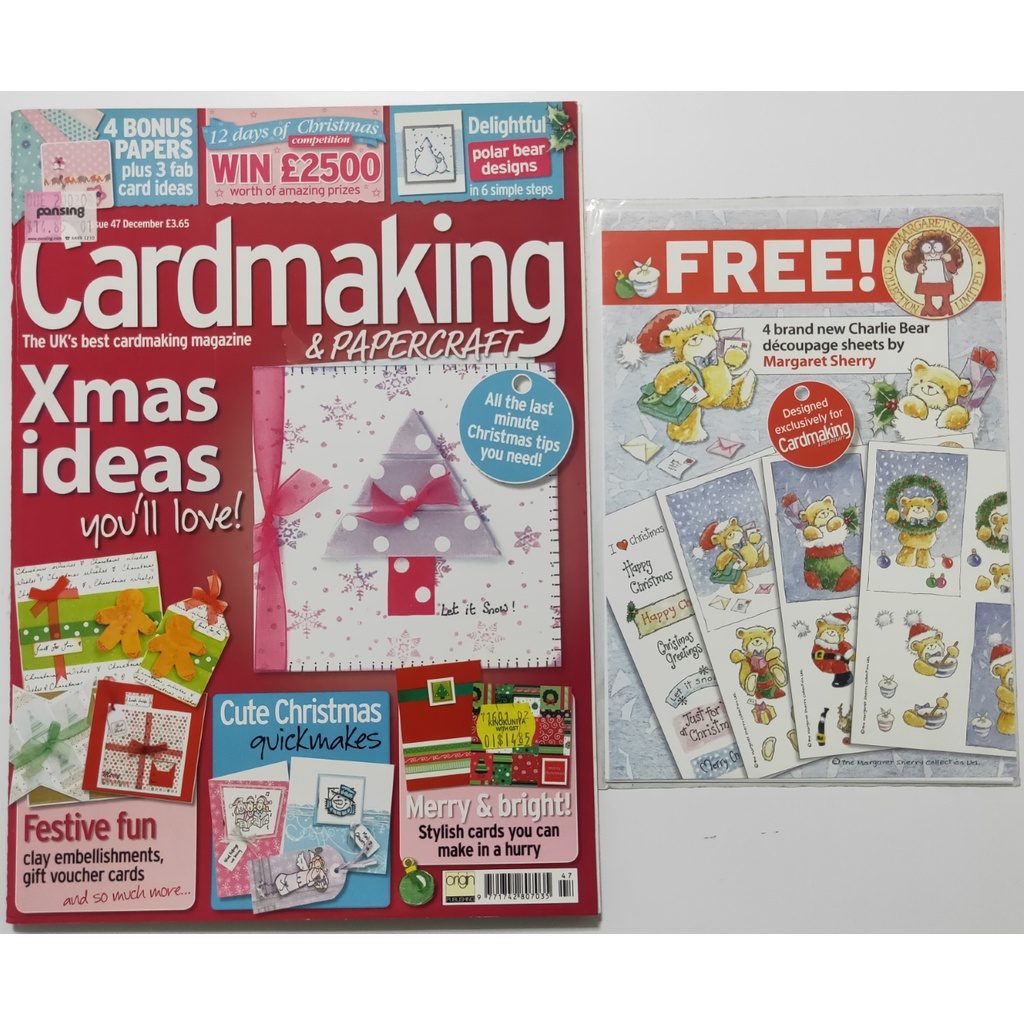 [USED] [CP 047] [With Free Decoupage Pack] Cardmaking & Papercraft UK