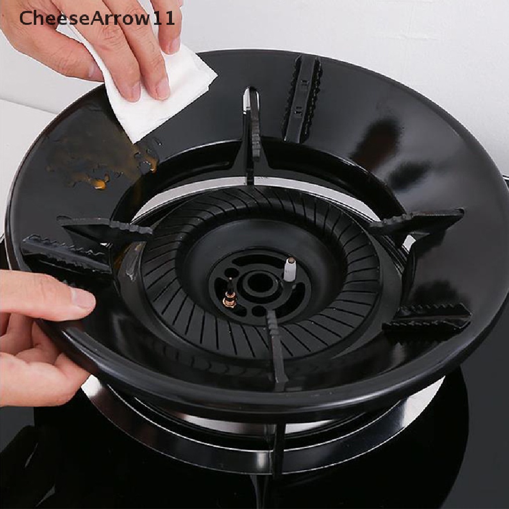 CheeseArrow Wind Shield Bracket Gas Stove Energy Saving Cover Disk Fire