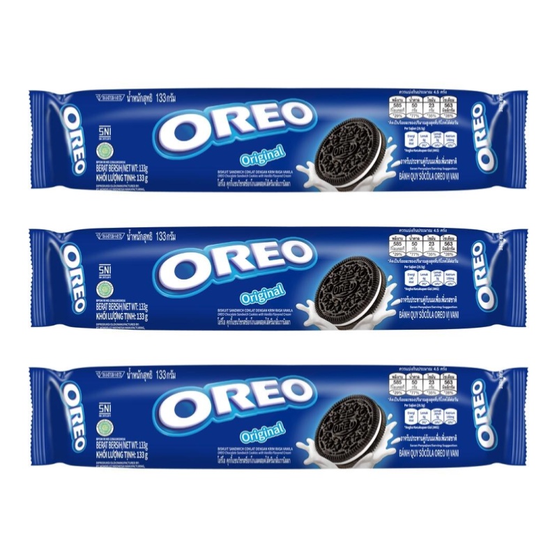 [Bundle of 3] Oreo Vanilla Original Slug 119.6G (Halal) | Shopee Singapore