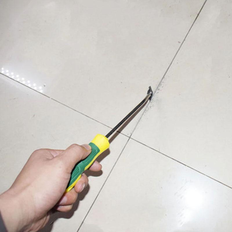 Tile Seam Cleaner, Spanner / Tile Residual Caulk & Sealant Cleaning Tool / Home Improvement Tool for Windows & Tanks & Kitchens & Bathrooms & Living Rooms
