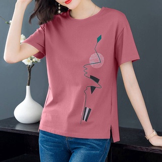 New 2021 Summer Plus Size Tops For Women Large Short Sleeve Loose Hollow  Out Pink O-neck T-shirt 3XL 4XL 5XL 6XL