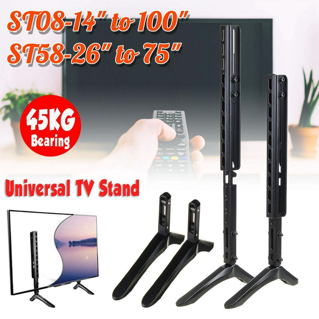 14100 inches Universal Table TV Stand Base LCD Flat Screen Table Top
