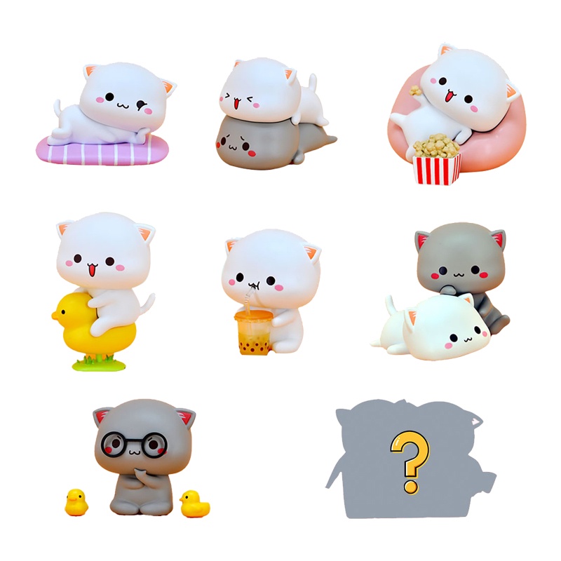 INSTOCK] 蜜桃猫2盲盒 Mitao Mao Series 2 Blind Box | Shopee Singapore