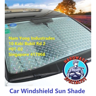 1pc Car Windshield Sun Visor: Foldable Sun Shade Cover for Front Window -  UV Protection & Interior Cooling!
