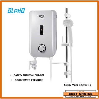 Alpha Instant Water heater X3 Ivory White - Bathroom Toilet Hot Water  Strong Pressure HDB BTO Suits Long Lasting | Shopee Singapore