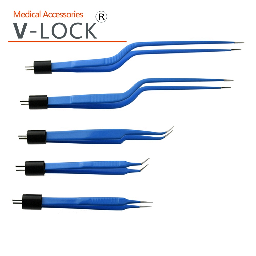 VLOCK ESU Electrode Forceps Tweezers AHA Reusable Electrode Bipolar