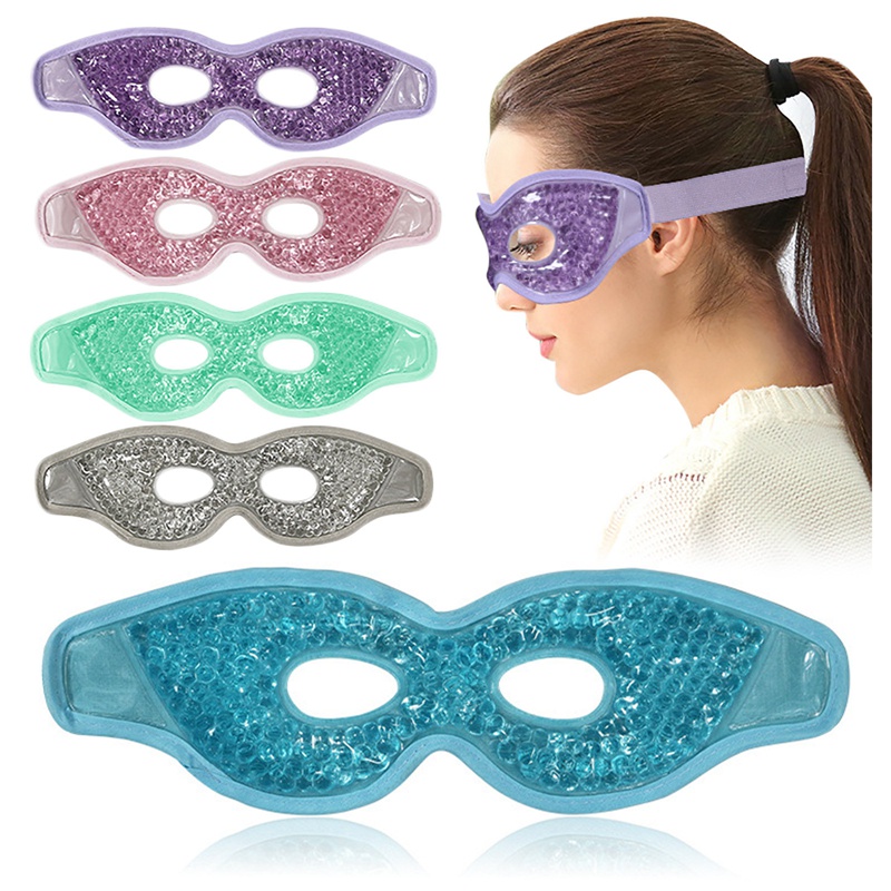 Eye Gel Cooling Sleep Mask Ice Cold Compress Puffy Dry Eyes Beauty ...