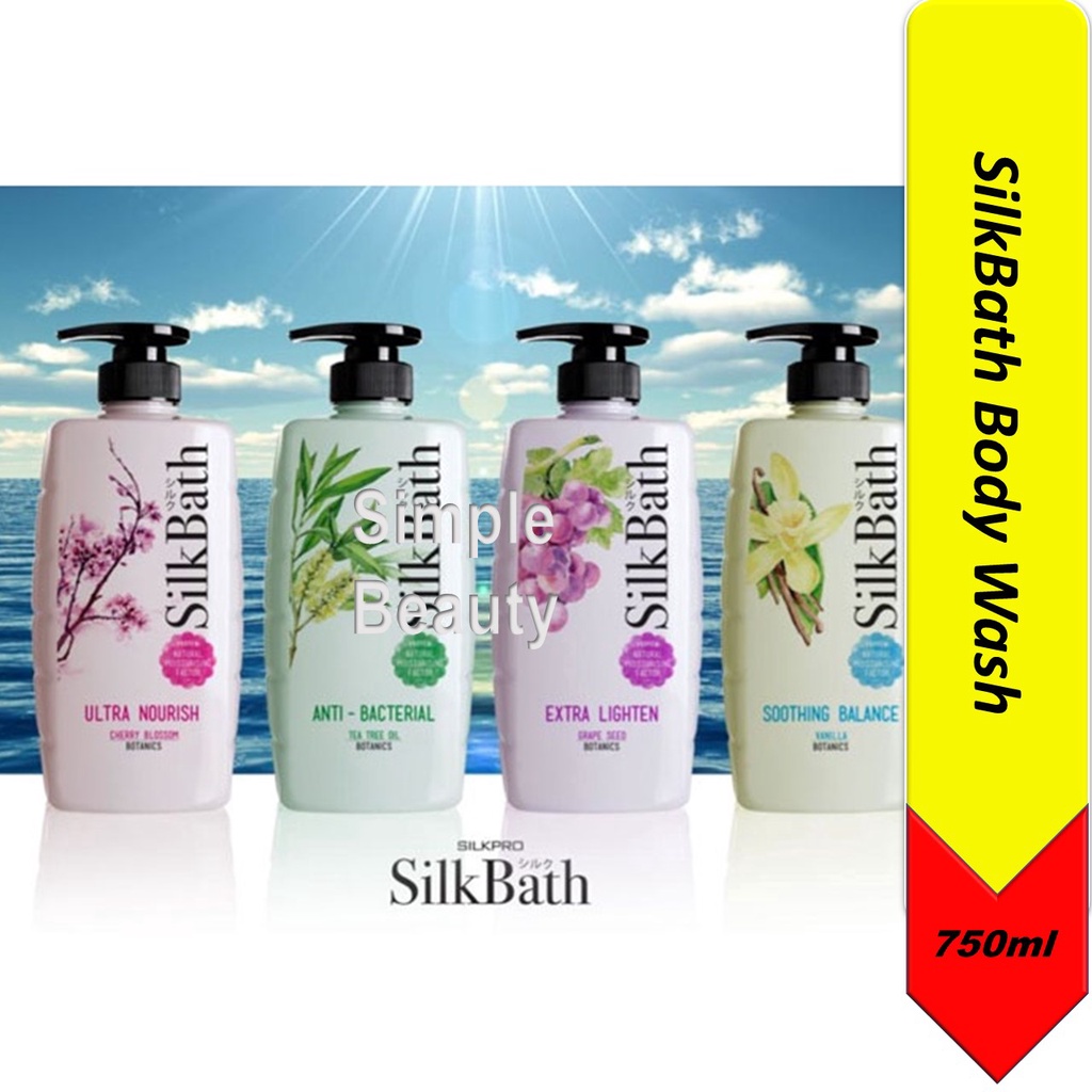 Silkpro Silkbath Bodywash 750ml | Shopee Singapore