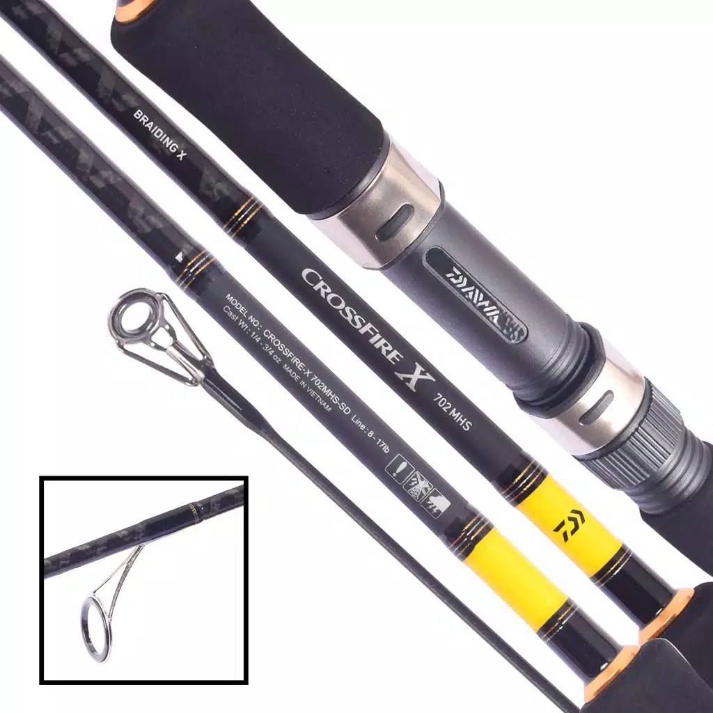 Daiwa CrossFire X. Fishing Rod, Spinning, Baitcasting, Choose type