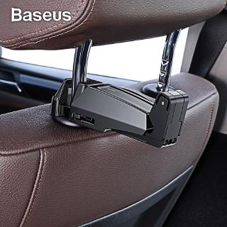Baseus Car Phone Holder Headrest Hooks for iPhone Huawei Back Seat Hook 360  Rotation Car Mount Holder Fastener Seat Back Organizer