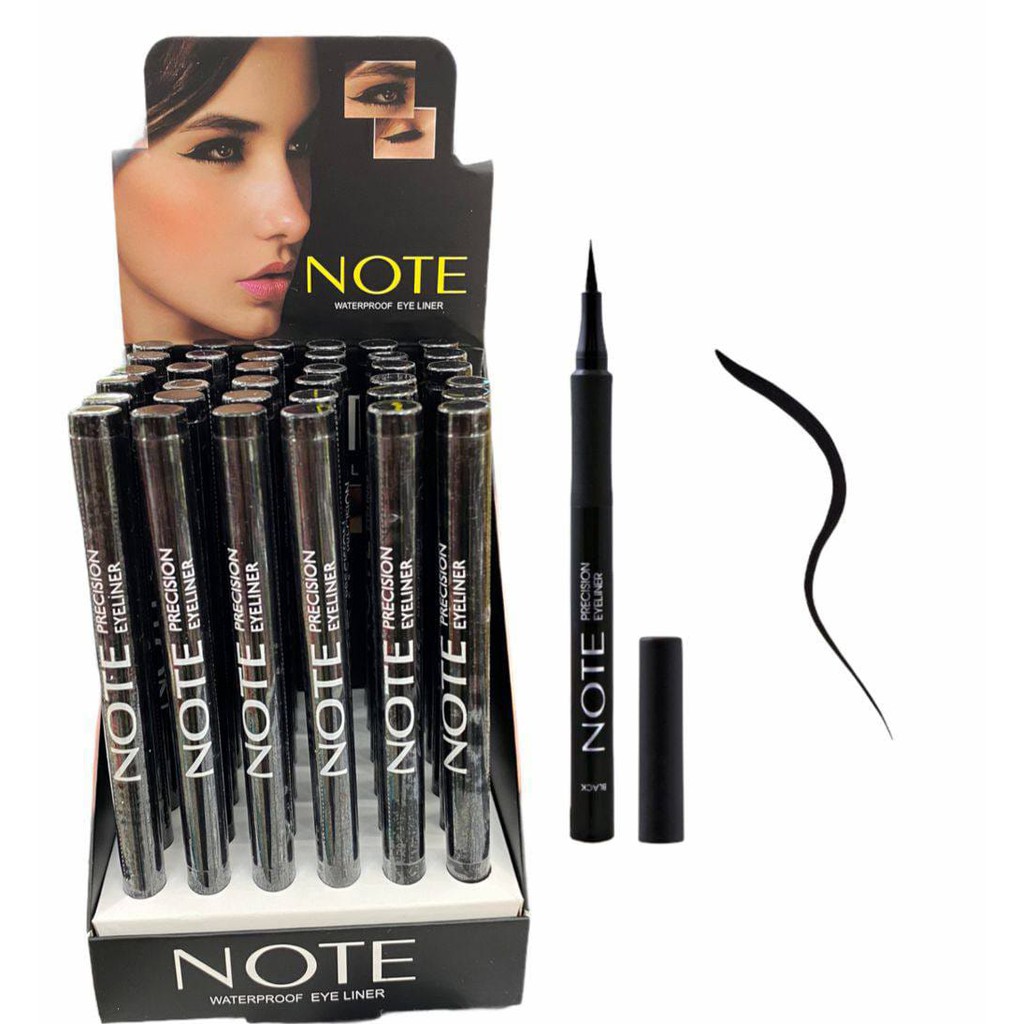 Note PRECISION BLACK EYELINER-WATERPROOF | Shopee Singapore
