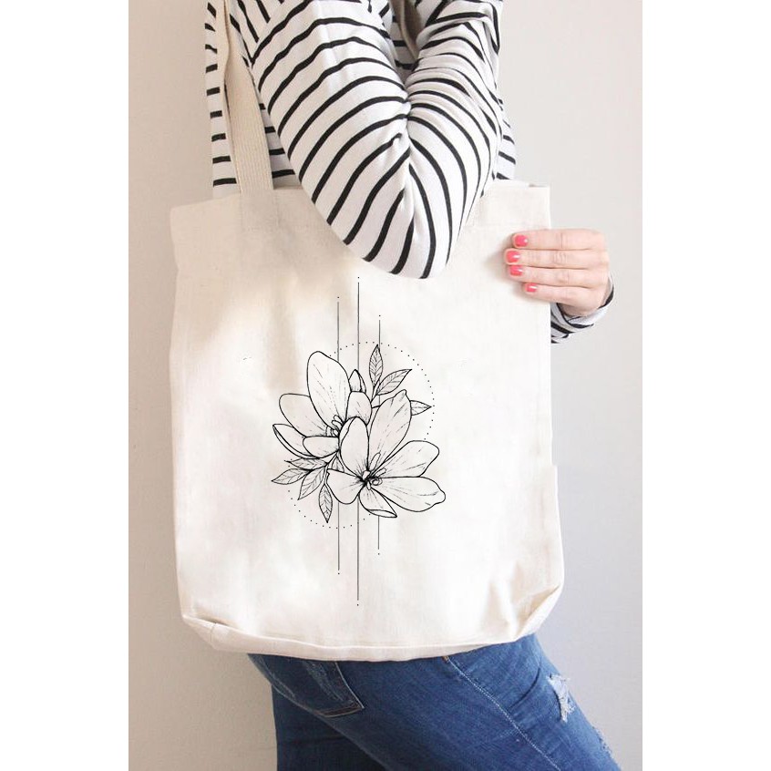Tote bag kanvas 2025 shopee