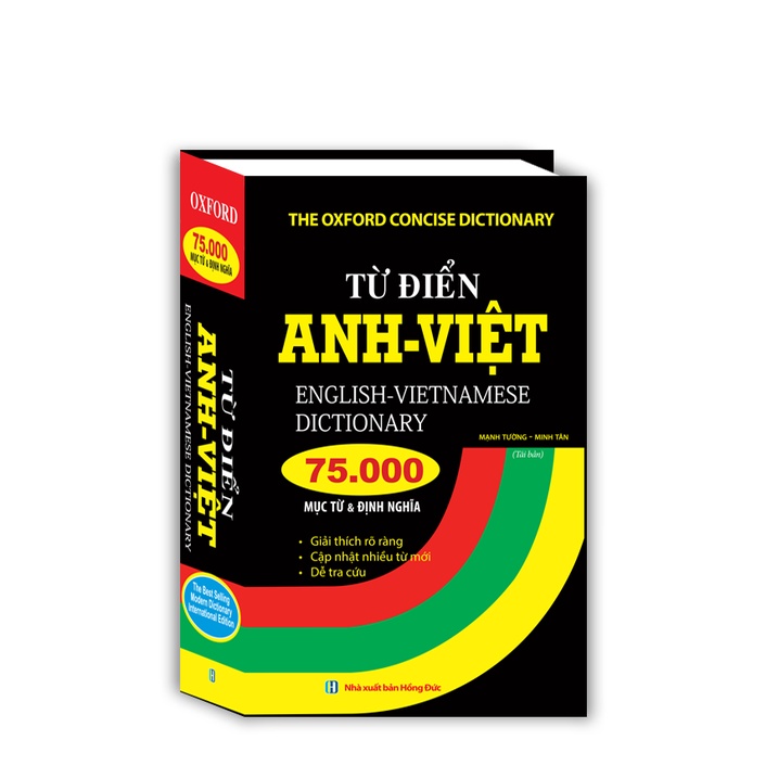 Books Vietnamese English Dictionary 75000 words and definition (hard