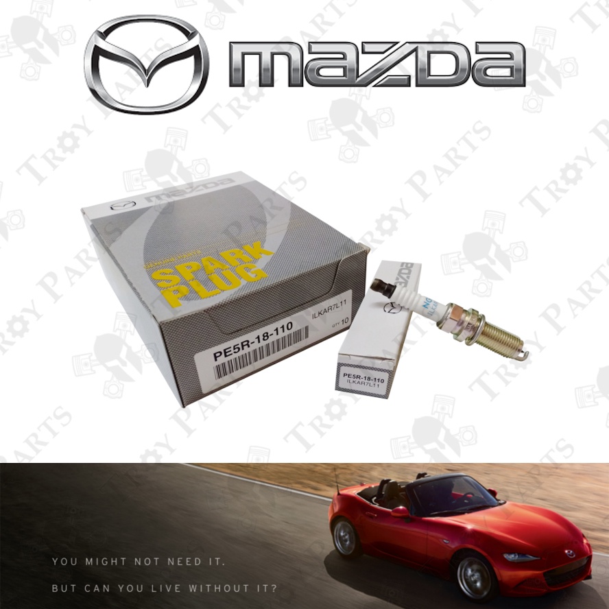 Candele Di Accensione Iridium PE5R18110 Per Mazda 3, 6, CX-3, CX-5, MX-5 2.0L 2.5L, Set Da 6 Pezzi, Lunghezza Filetto 26.5mm - 4