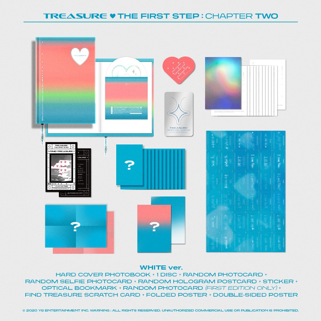 Treasure 2nd Single Album The First Step Chapter Two | Shopee