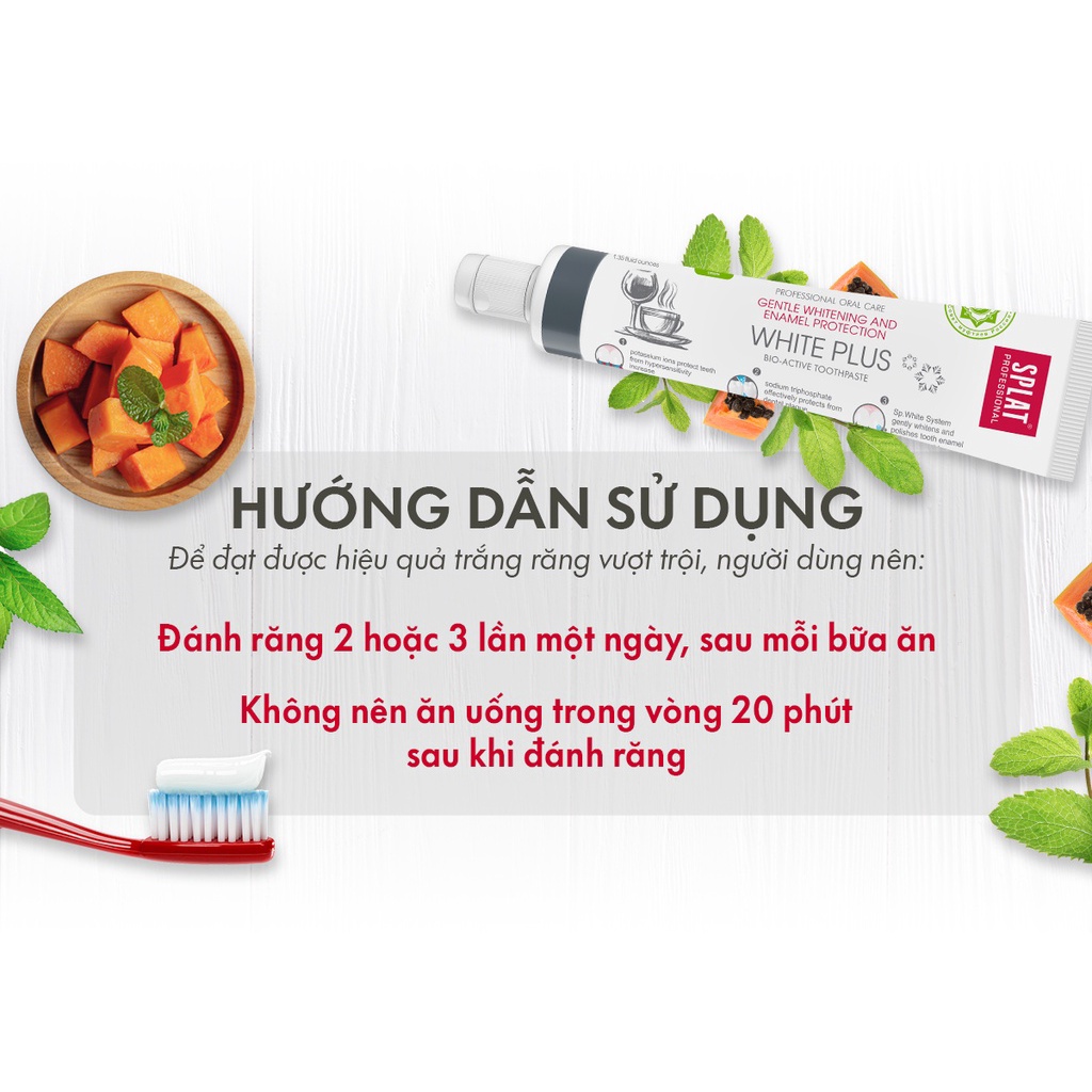 [DATE October 2025] SPLAT White Plus Professional series Toothpaste ...