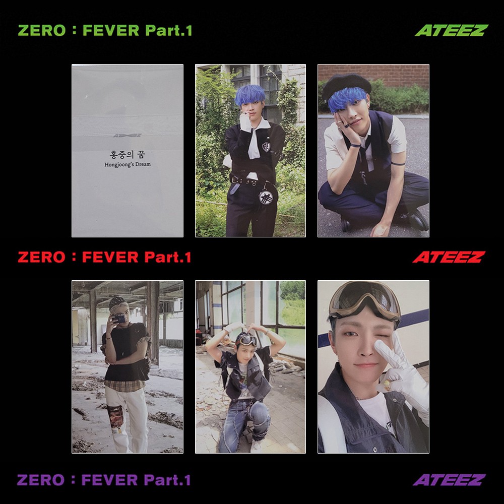 ATEEZ 5th Mini Album - ZERO FEVER Part.1 Hongjoong Photocard