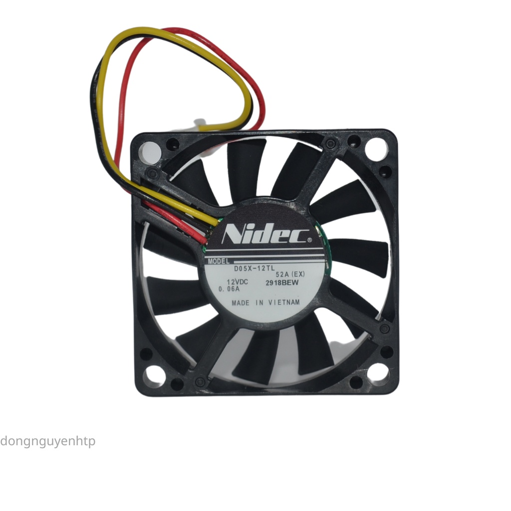 Genuine 12v 0.06A 5x5x1 Nidec Radiator Fan Shopee Singapore