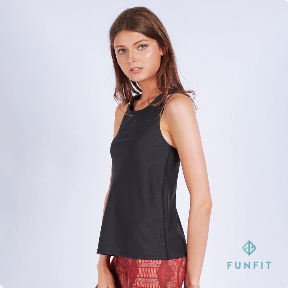 FUNFIT Excel Crossback Tank Top (Variety) (Quickdry Material) | Shopee ...