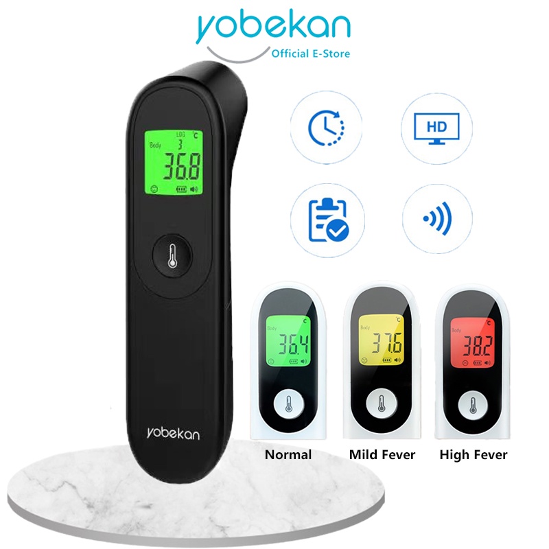 Yobekan Medical Infrared Forehead Digital Thermometer Non Contact
