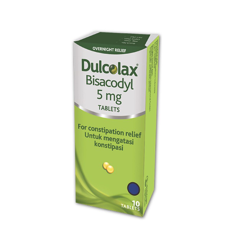 Dulcolax Bisacodyl 5mg 10 Tablet/Obat Pencahar/Obat Susah BAB/Obat Langsing/Peangsing Perut - Gambar 3