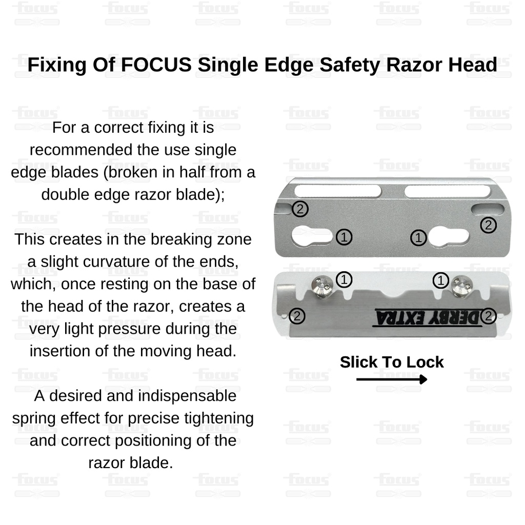 Eco-Razor x FOCUS Single Edge Safety Razor By Ubersuave | Shopee Singapore