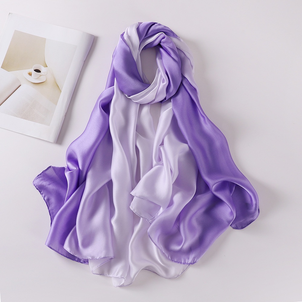 Purple on sale silk shawl