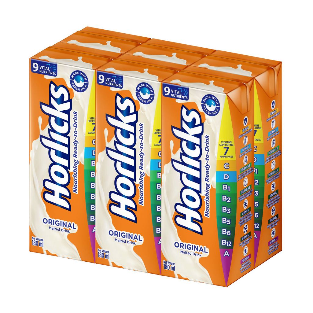 HORLICKS MALT RTD 6X180ML Shopee Singapore