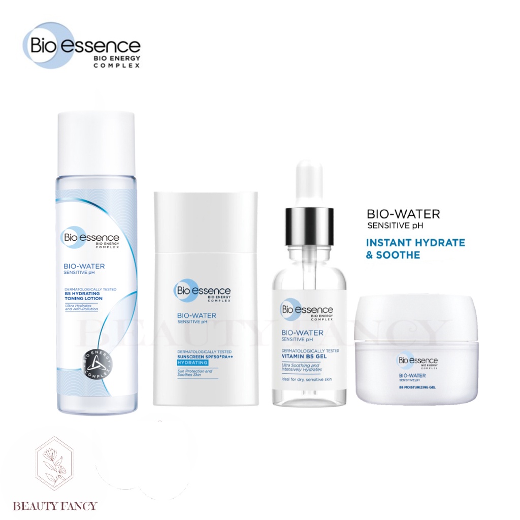 Bio-Essence Bio-Water B5 Moisturizing Gel/Vitamin B5 Cica Gel/Sunscreen ...