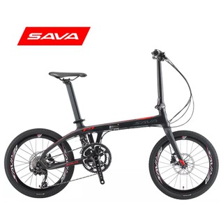 SAVA Z1 9S Carbon Fiber Folding Bike Pedal Tecktro Shimano