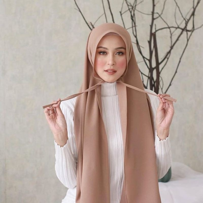Sunday - Pashmina Diamond Strap/Instant Pashmina 175x75 | Shopee Singapore