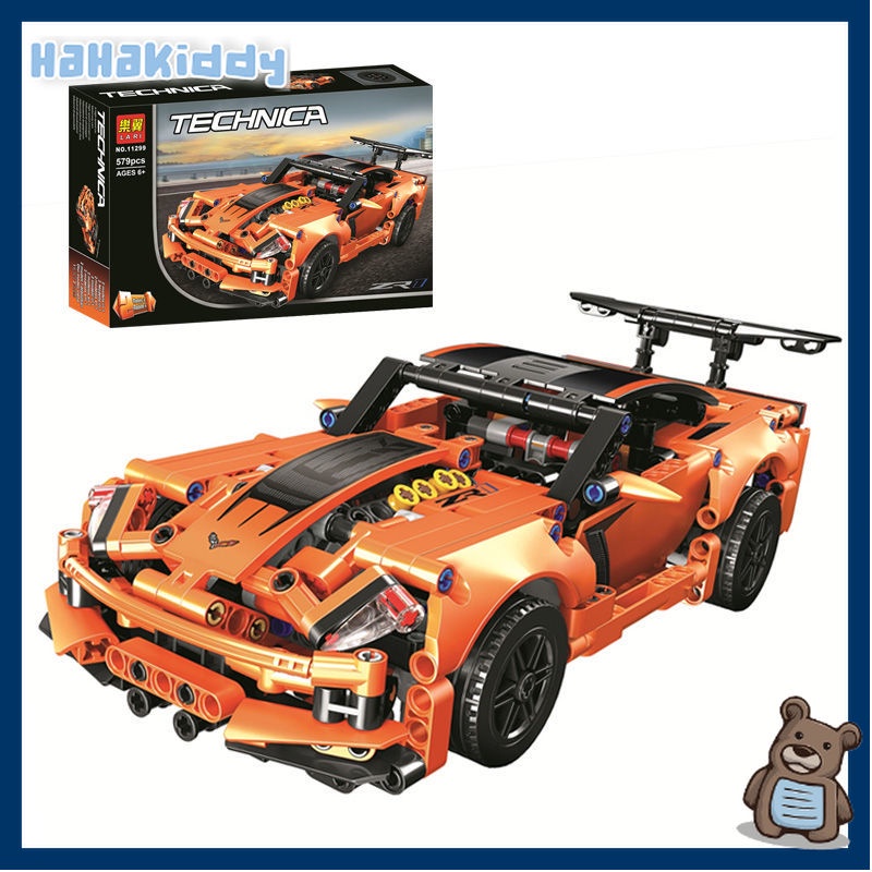 High-Tech Mechanical Organization Building Blocks ZR1 Sports Car ...