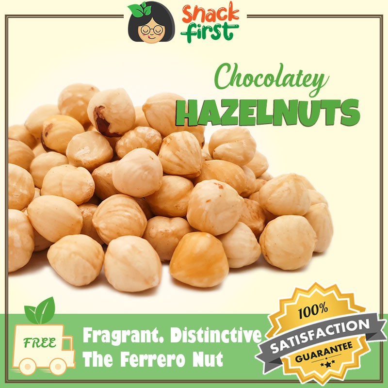 SnackFirst Hazelnuts 200g/1kg (Healthy ketogenic low