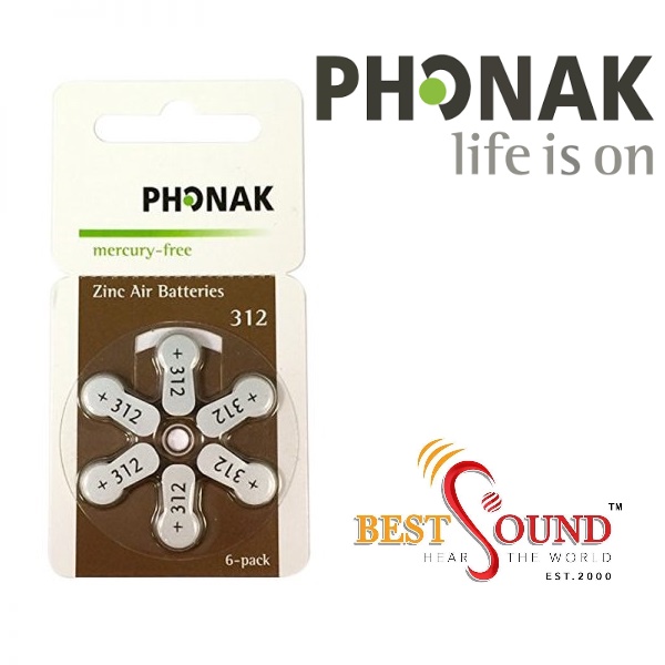[ Local Seller ] Hearing Aid Battery / Size 312 PHONAK hearing aid