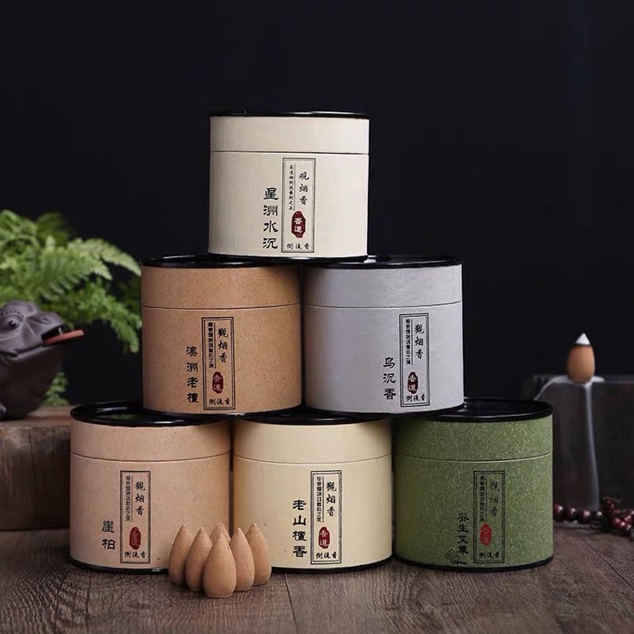 SG Seller】【雨宝林】倒流香天然净化空气沉香崖柏塔艾香檀香熏香观烟